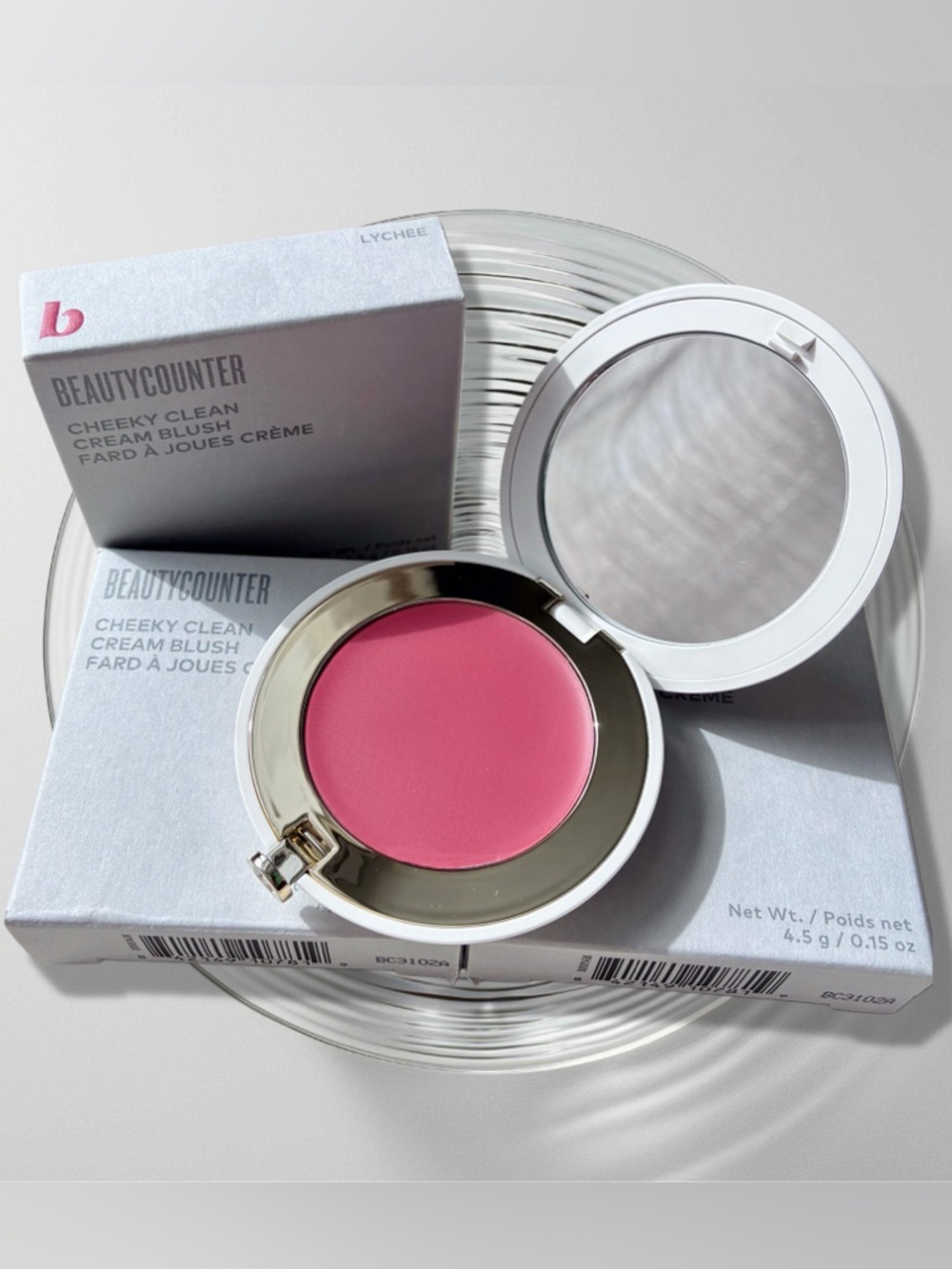 beautycounter Cheeky Clean Cream Blush - Lychee Pink